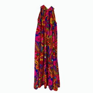Royal Hawaiian Vintage Maxi Dress M/L